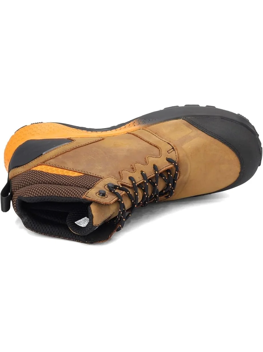 Мужские треккинговые ботинки Timberland PRO комбинированные — изображение 4 из 4, оранжевый/коричневый