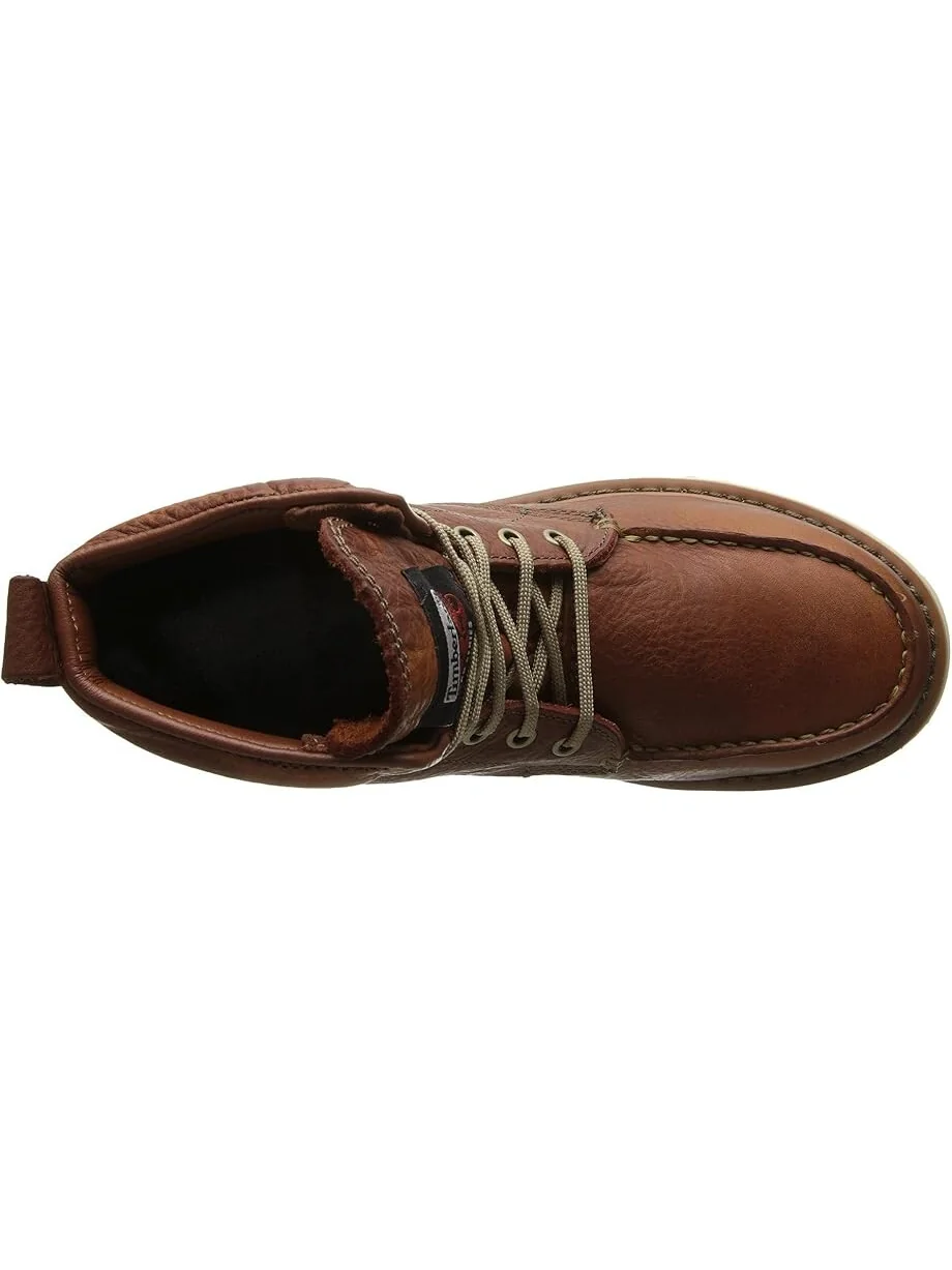 Ботинки мужские Timberland PRO из натуральной кожи, классические — изображение 2 из 4, коричневый