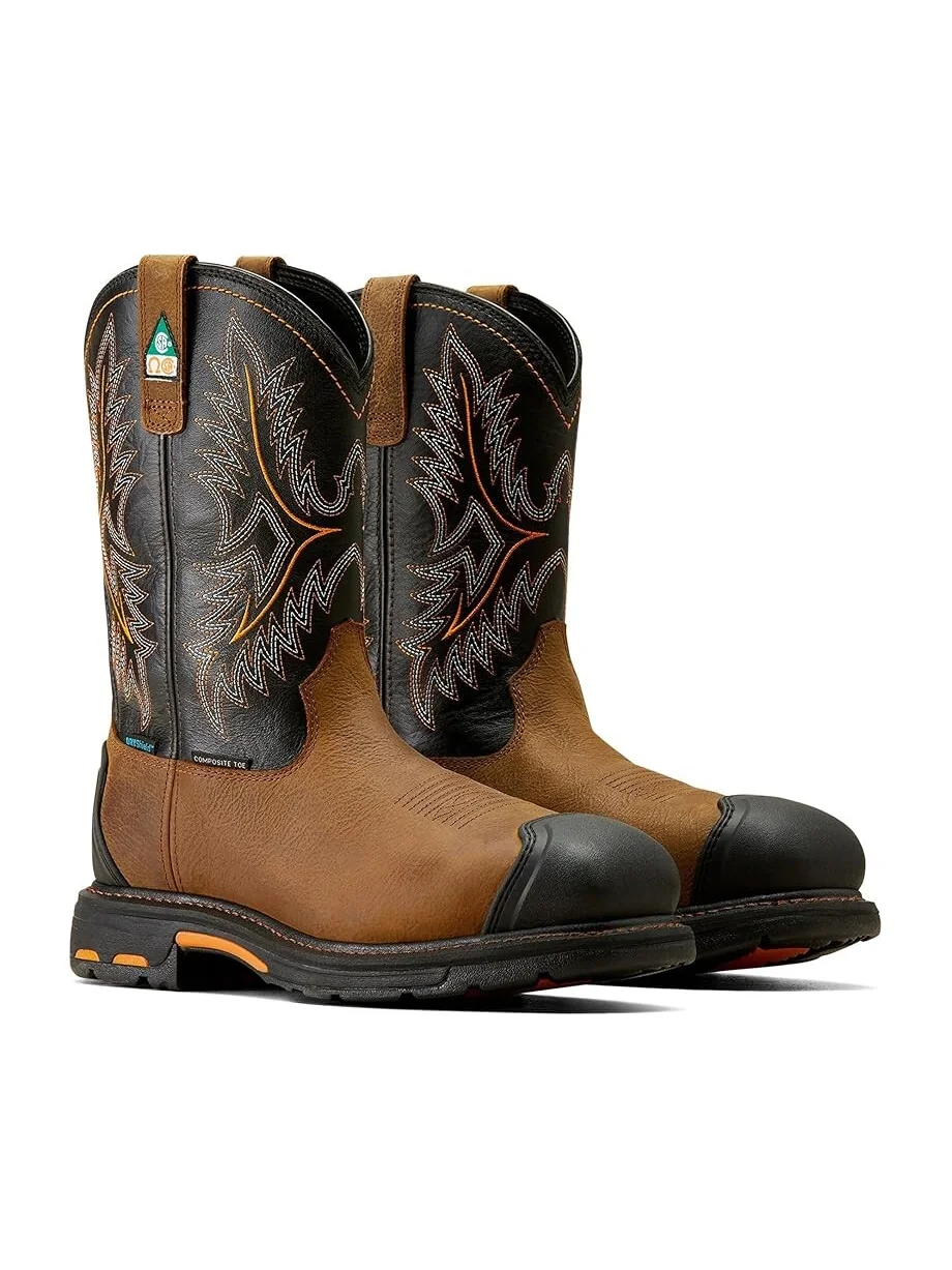 Ботинки Ariat WorkHog CSA XTR Waterproof Composite Toe Work Boot — изображение 1 из 4, коричневый