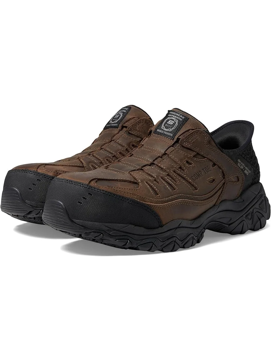 Ботинки SKECHERS Holdredge - Ryker Comp Toe — изображение 1 из 4, коричневый