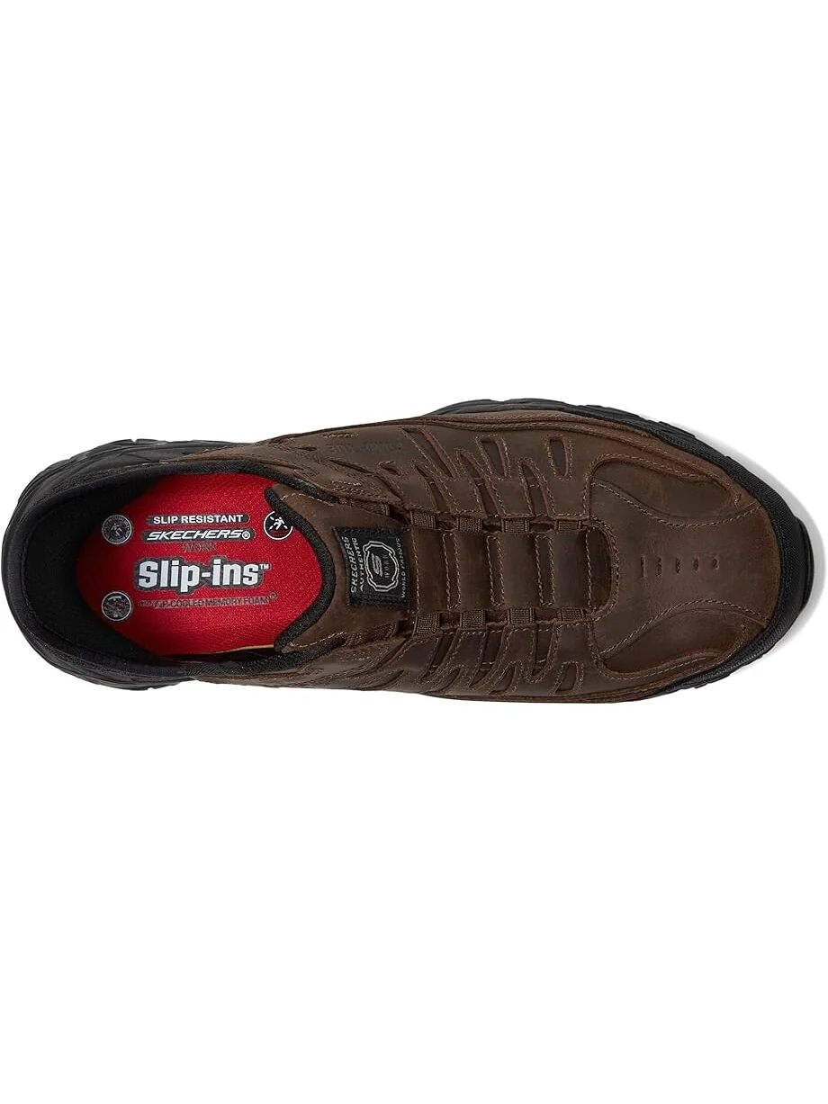 Ботинки SKECHERS Holdredge - Ryker Comp Toe — изображение 2 из 4, коричневый