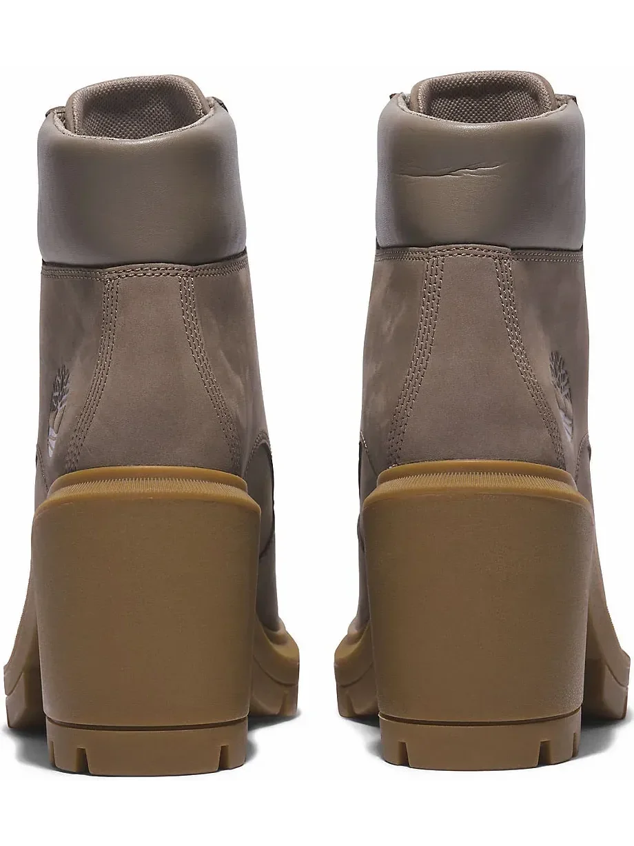 Ботинки Timberland Allington Heights 6" из нубука, с высоким каблуком — изображение 5 из 7, коричневый