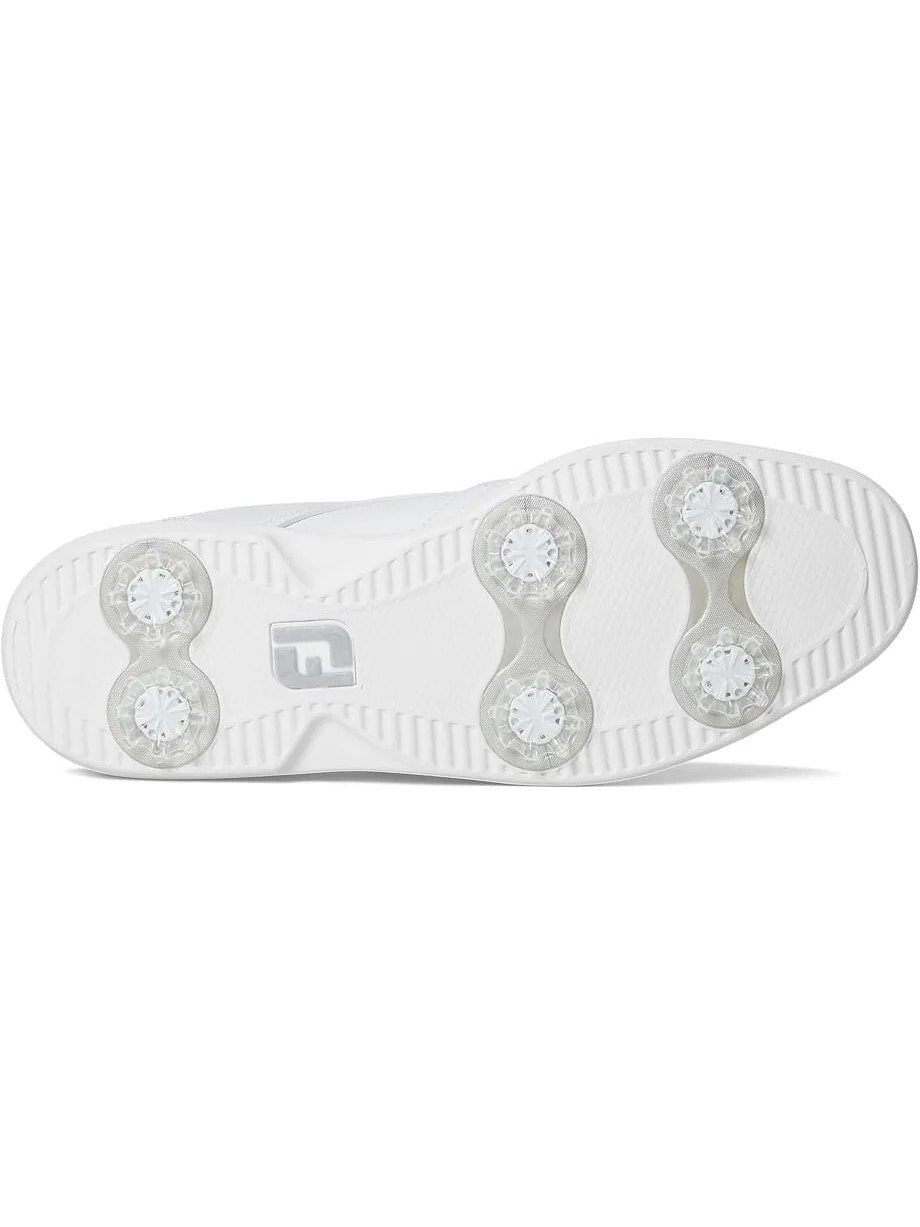 Кроссовки FootJoy Traditions Shield Tip Golf Shoes — изображение 3 из 7, белый/белый/белый
