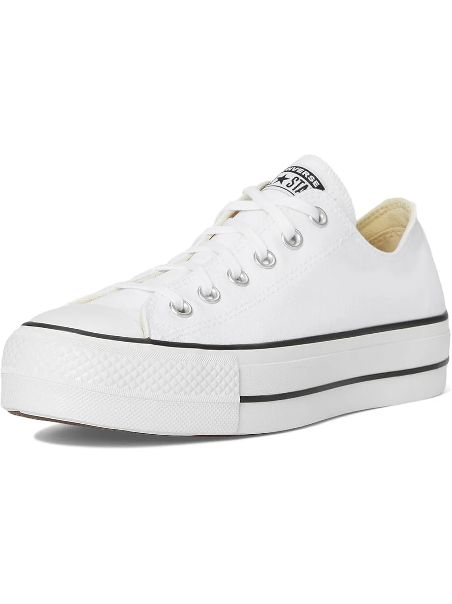 Кроссовки Converse Chuck Taylor All Star Low Top Platform Sneaker — изображение 7 из 7, белый/черный/белый
