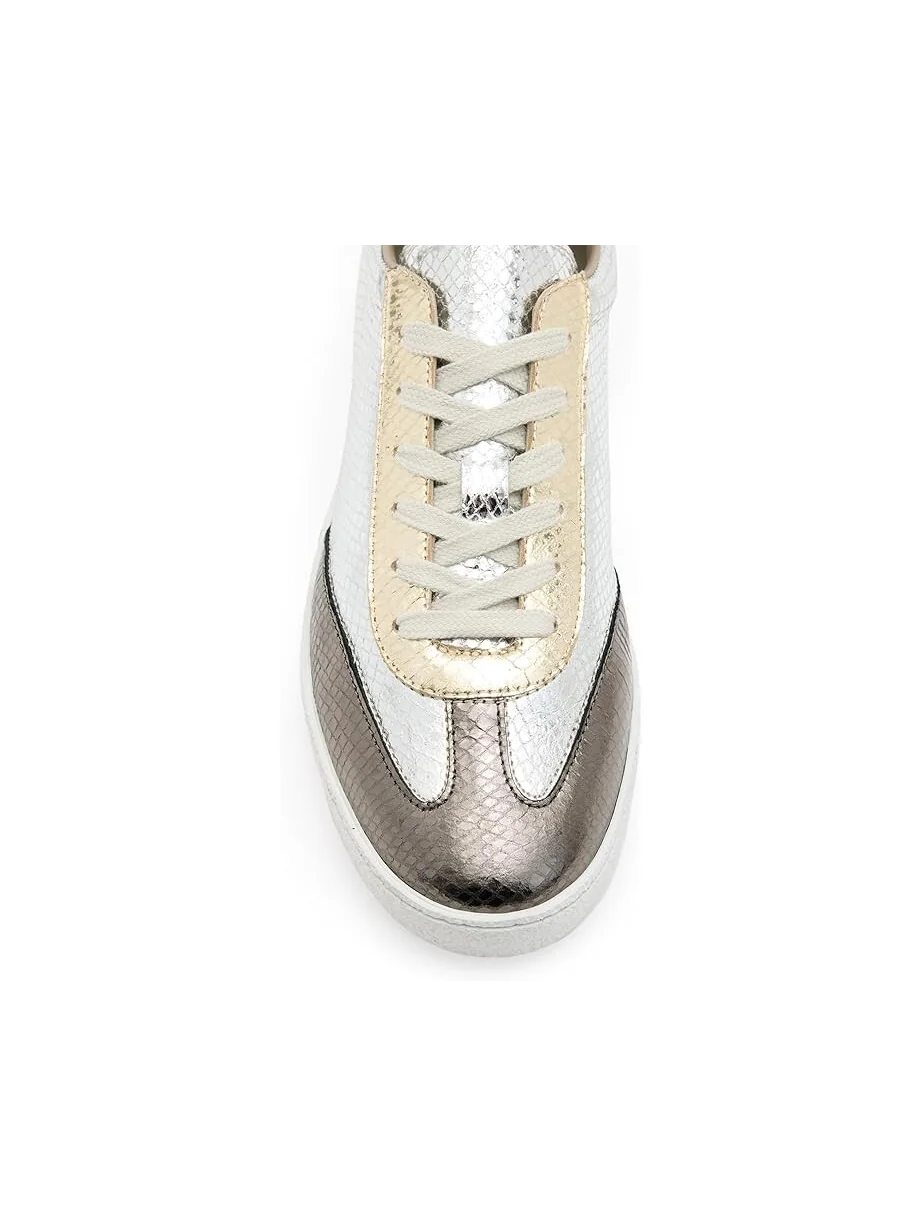 Кроссовки AllSaints Thelma Met Sneakers — изображение 2 из 5, серебристый мульти