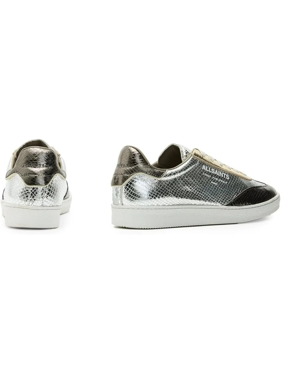 Кроссовки AllSaints Thelma Met Sneakers — изображение 3 из 5, серебристый мульти