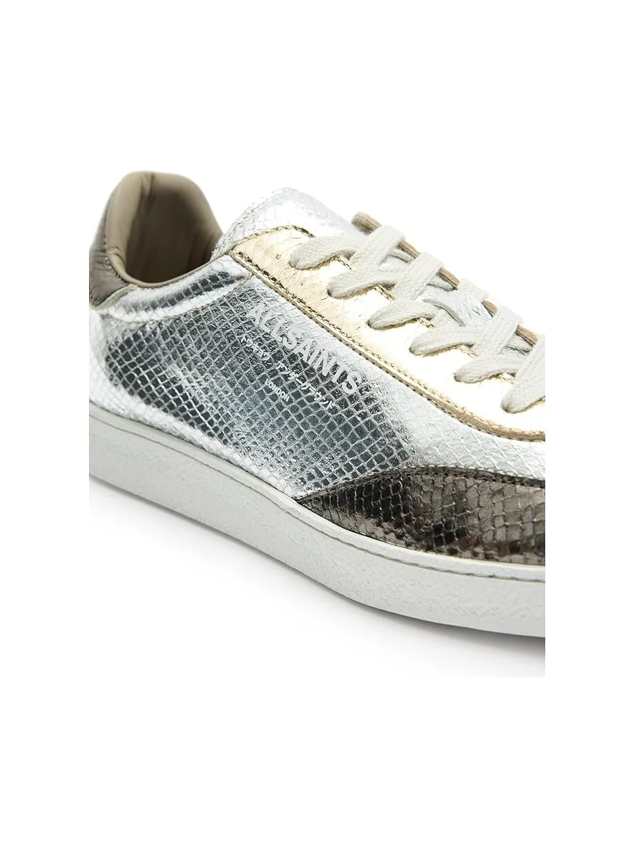Кроссовки AllSaints Thelma Met Sneakers — изображение 5 из 5, серебристый мульти