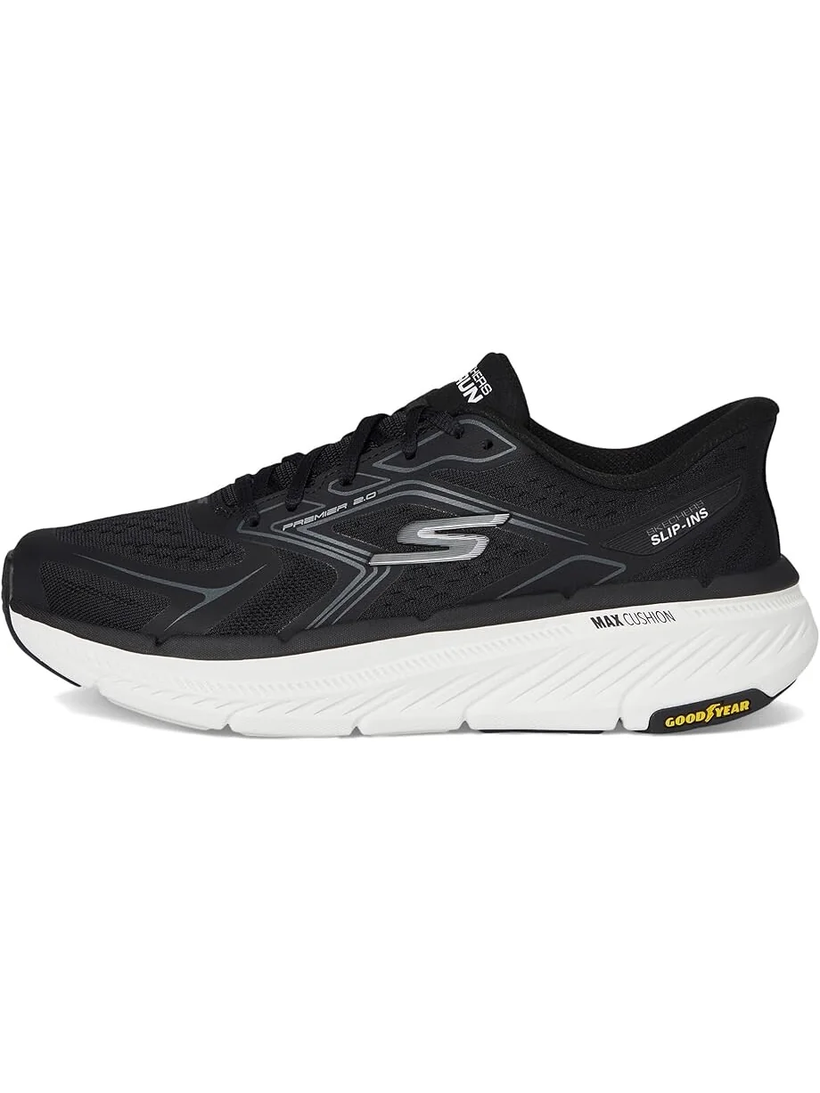 Кроссовки SKECHERS Max Cushioning Premier 2.0 Overland Hands Free Slip-Ins — изображение 4 из 7, черный/белый