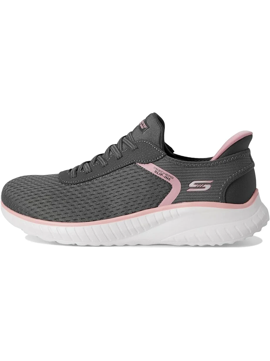 Кроссовки BOBS from SKECHERS Hands Free Slip-Ins Bobs Squad Chaos - Stroke of Luck — изображение 4 из 7, серый