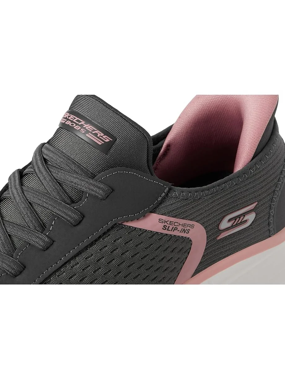 Кроссовки BOBS from SKECHERS Hands Free Slip-Ins Bobs Squad Chaos - Stroke of Luck — изображение 6 из 7, серый