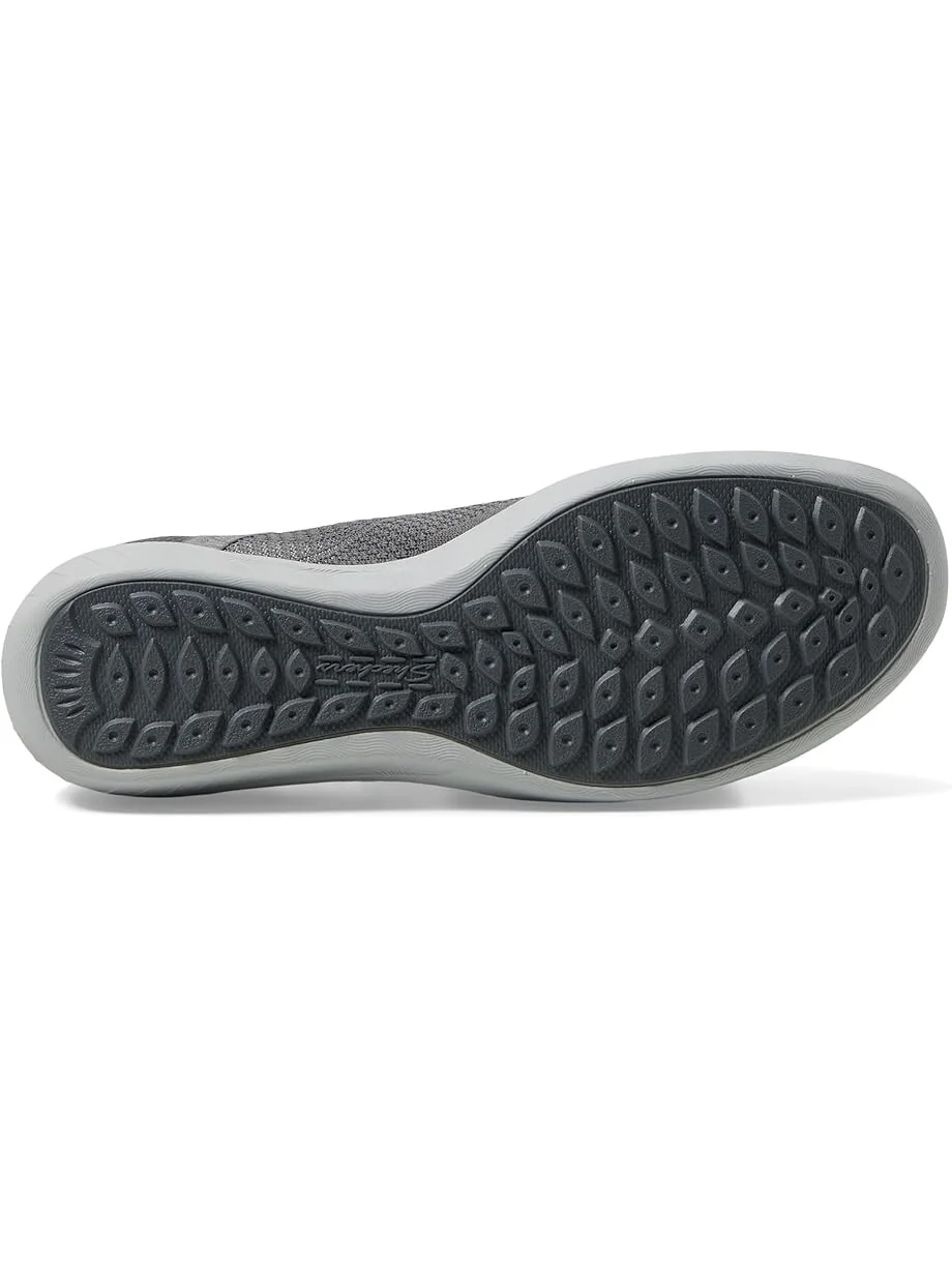 Кроссовки SKECHERS Newbury St - Our Time Hands Free Slip-Ins — изображение 3 из 6, угольный