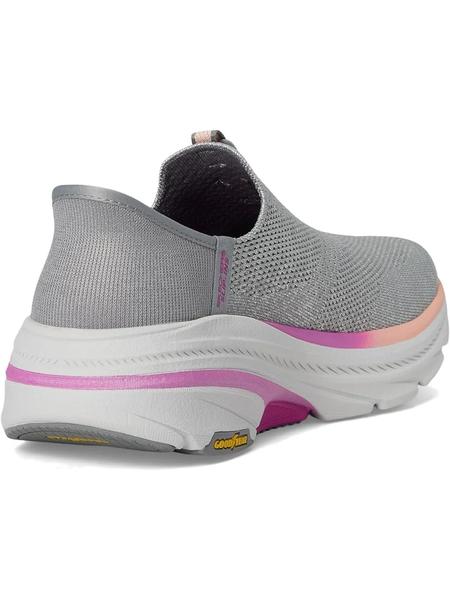 Кроссовки SKECHERS Max Cushioning Arch Fit 2.0 Cambridge Hands Free Slip-Ins — изображение 5 из 7, серый/розовый
