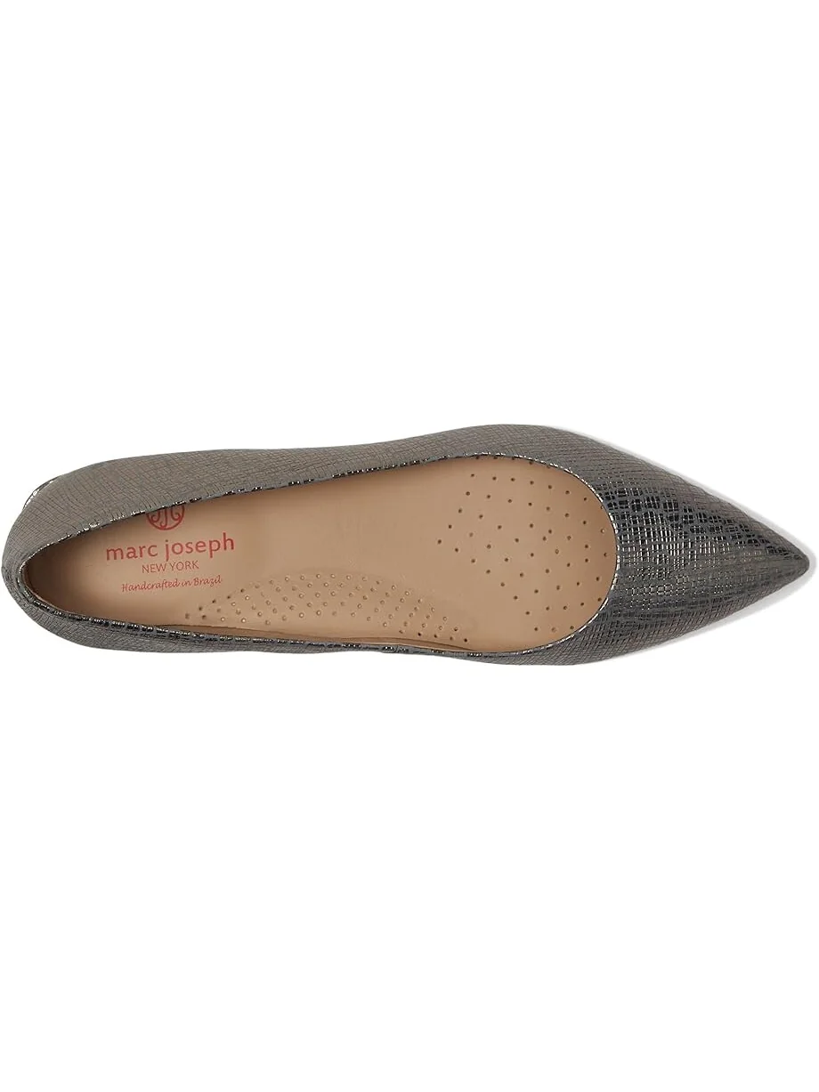 Туфли на плоской подошве Marc Joseph New York Stafford Ave — изображение 2 из 6, старосеребро