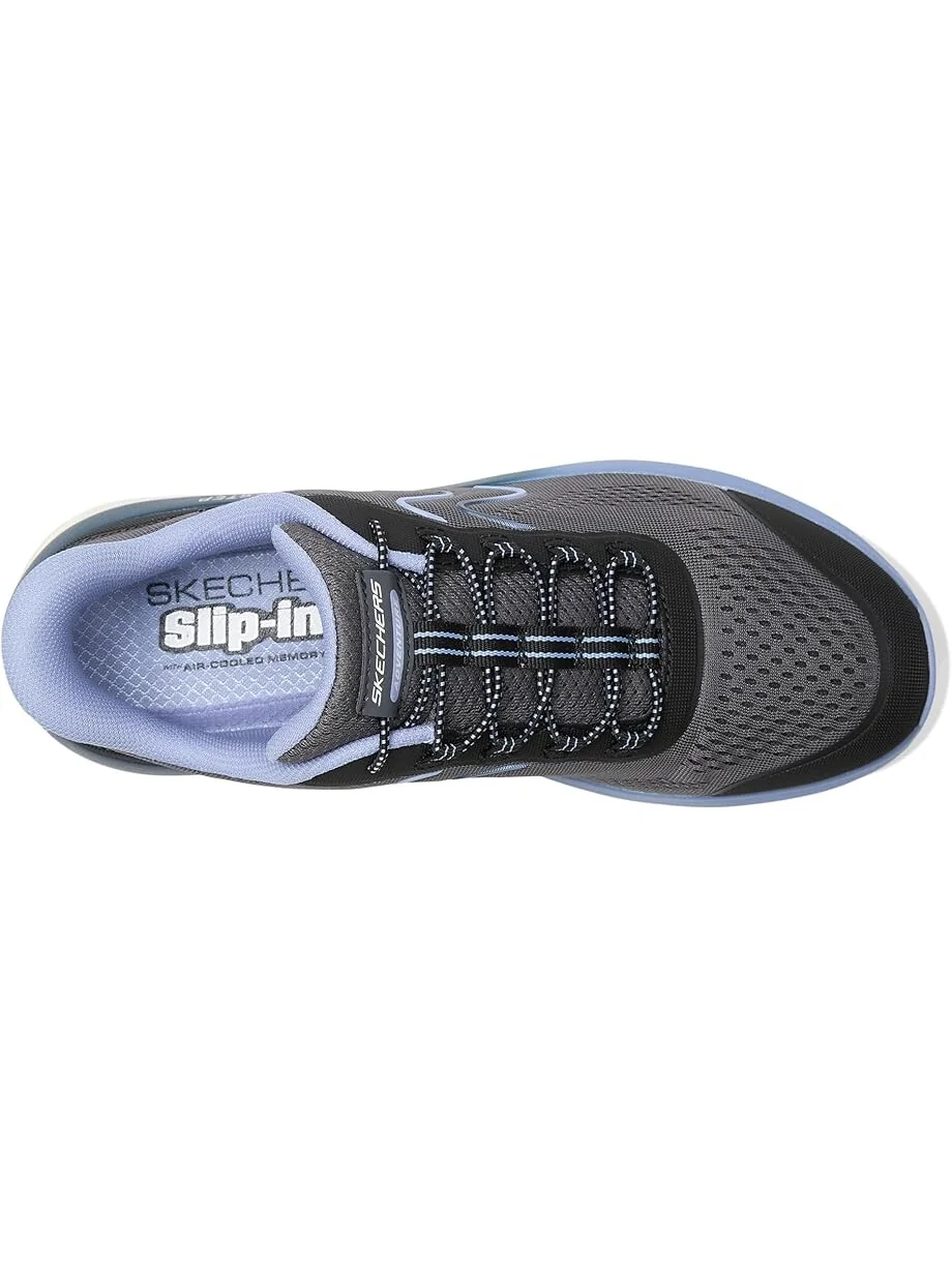 Кроссовки SKECHERS Glide Step Sole Hands Free Slip-Ins — изображение 2 из 7, черный/синий