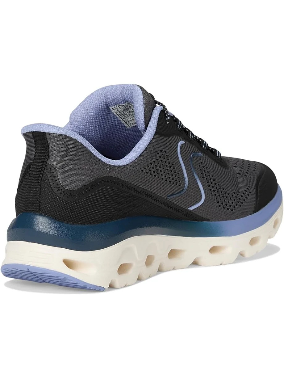 Кроссовки SKECHERS Glide Step Sole Hands Free Slip-Ins — изображение 5 из 7, черный/синий