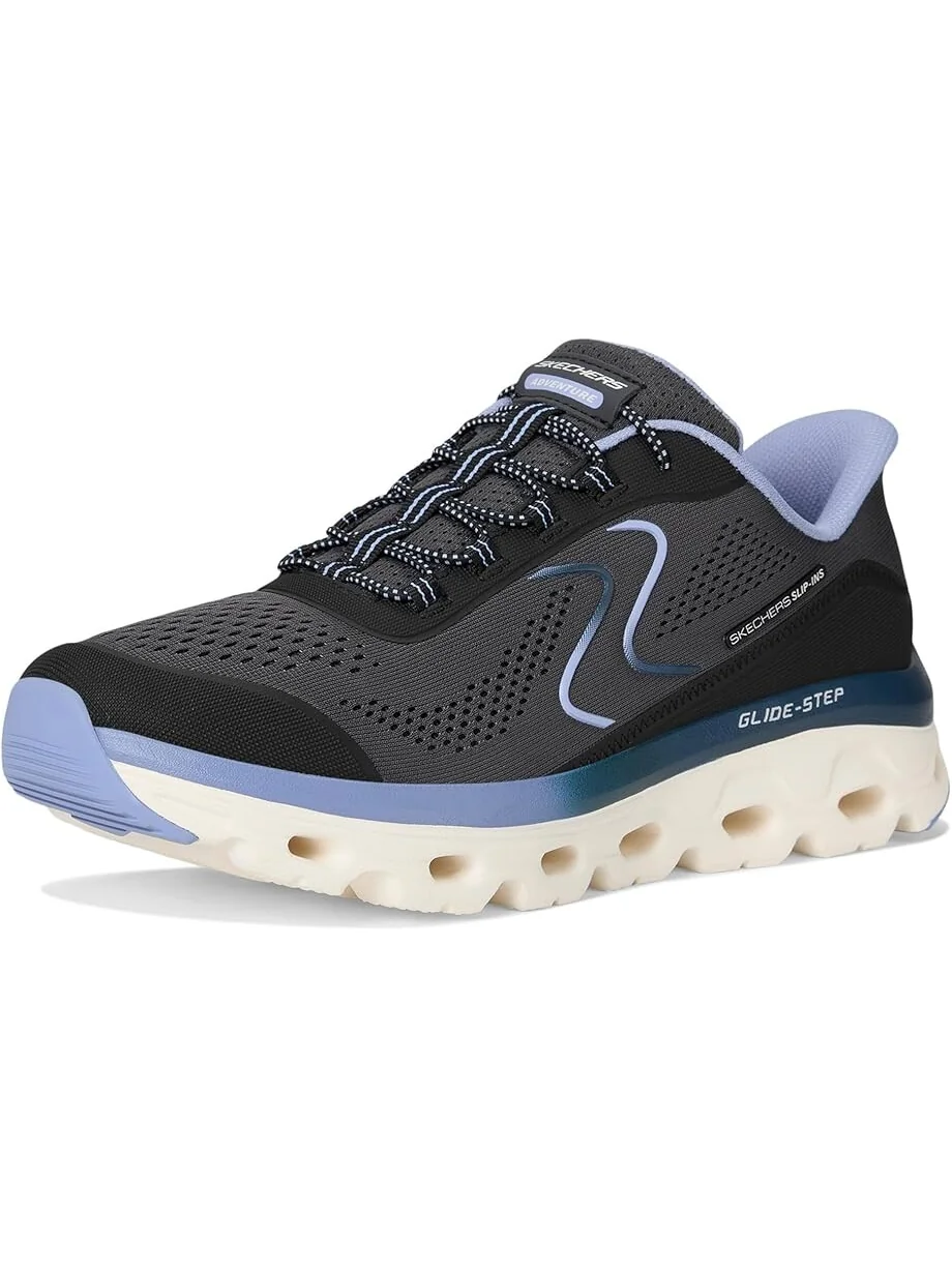 Кроссовки SKECHERS Glide Step Sole Hands Free Slip-Ins — изображение 7 из 7, черный/синий