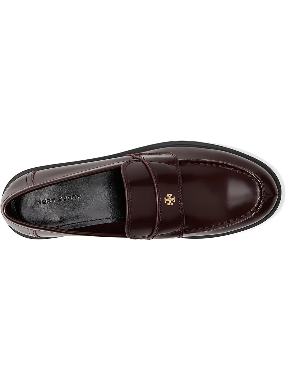 Лоферы Tory Burch Classic Lug Loafers — изображение 2 из 7, сливавый