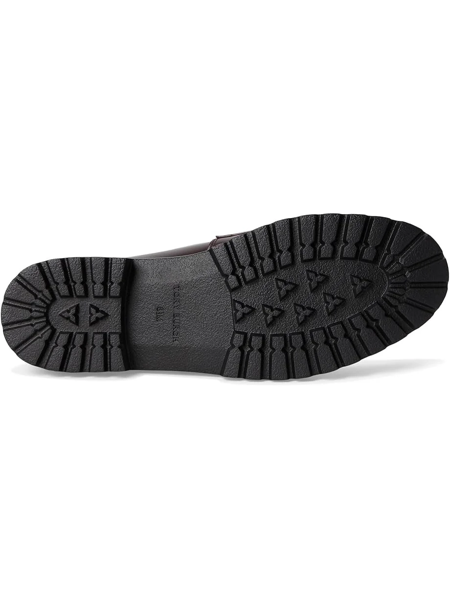 Лоферы Tory Burch Classic Lug Loafers — изображение 3 из 7, сливавый