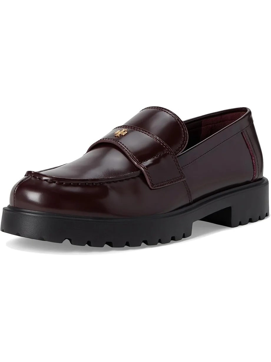 Лоферы Tory Burch Classic Lug Loafers — изображение 7 из 7, сливавый