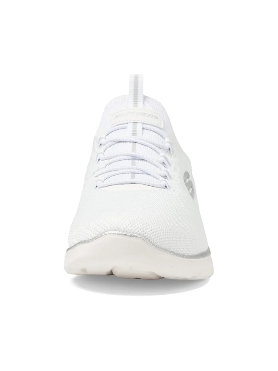 Кроссовки SKECHERS Summits Artistry Chic — изображение 6 из 6, белый серебристый