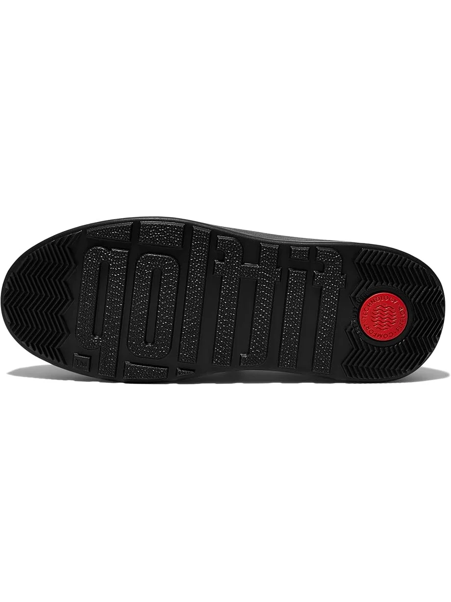 Лоферы FitFlop F-Mode Leather Flatform Penny Loafers — изображение 3 из 5, черный