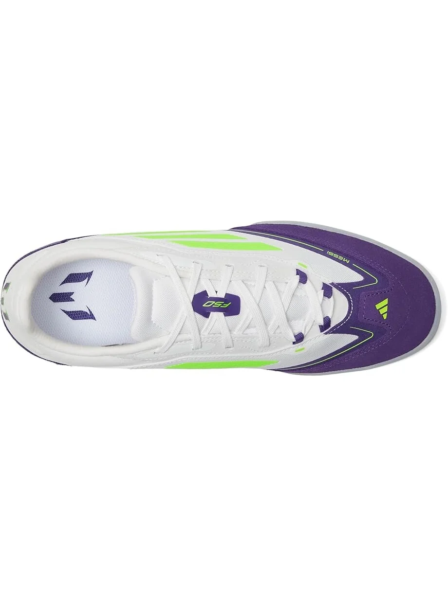 Кроссовки Unisex adidas F50 Freestyle 24 Messi Indoor — изображение 2 из 7, белый//фиолетовый