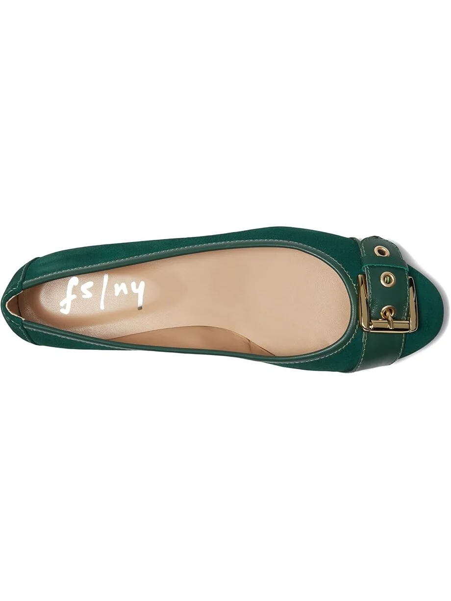 Туфли на плоской подошве French Sole Ditto — изображение 2 из 7, темный зеленый