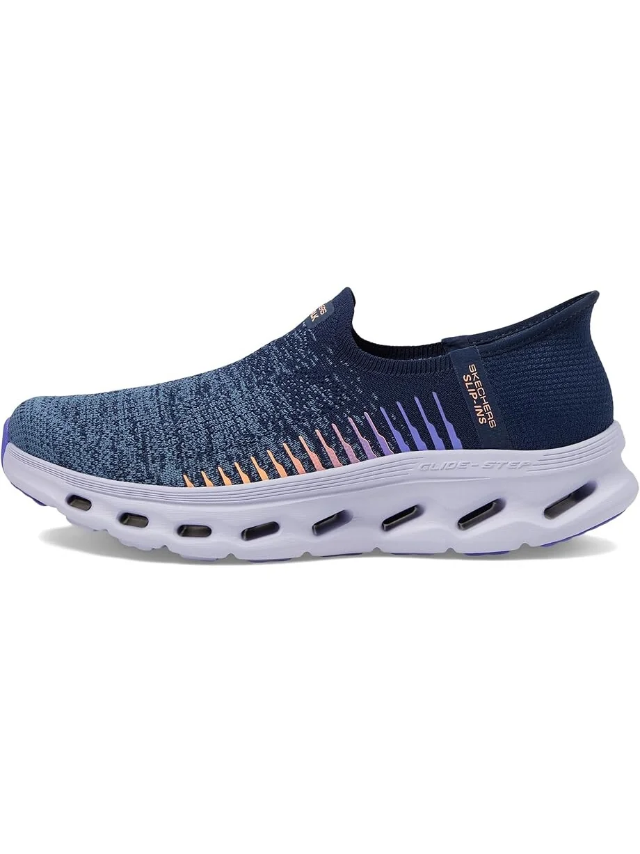 Кроссовки SKECHERS Performance Go Walk Glide Step 2.0 Venus Hands Free Slip-Ins — изображение 4 из 6, темно-синий/мульти