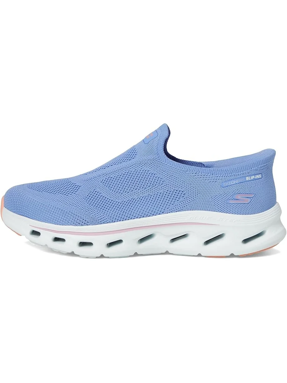 Кроссовки SKECHERS Performance Go Walk Glide Step 2.0 Annette Hands Free Slip-Ins — изображение 4 из 7, синий/мульти
