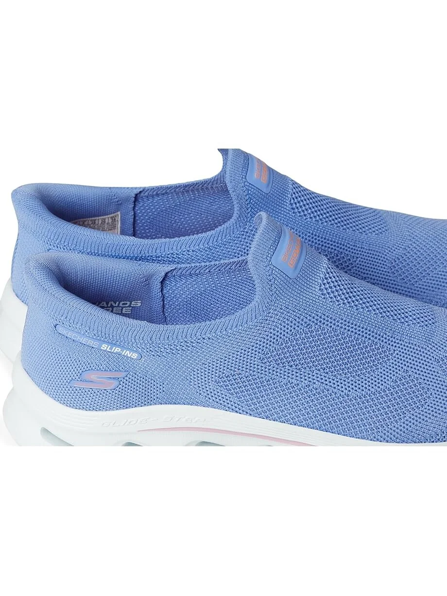 Кроссовки SKECHERS Performance Go Walk Glide Step 2.0 Annette Hands Free Slip-Ins — изображение 6 из 7, синий/мульти