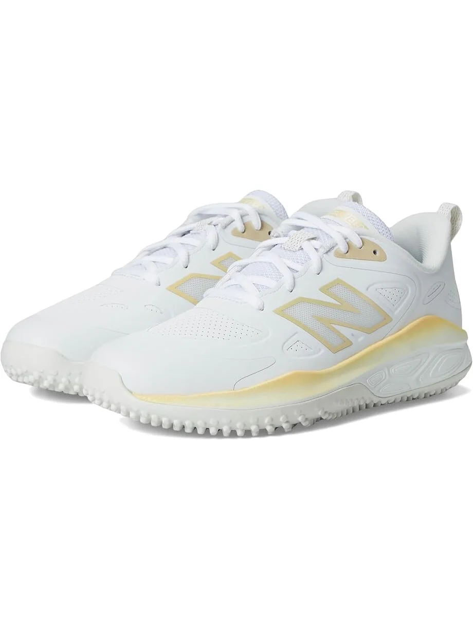 Кроссовки New Balance Fresh Foam Velov4 Turf-Trainer — изображение 1 из 7, белый/золотистый
