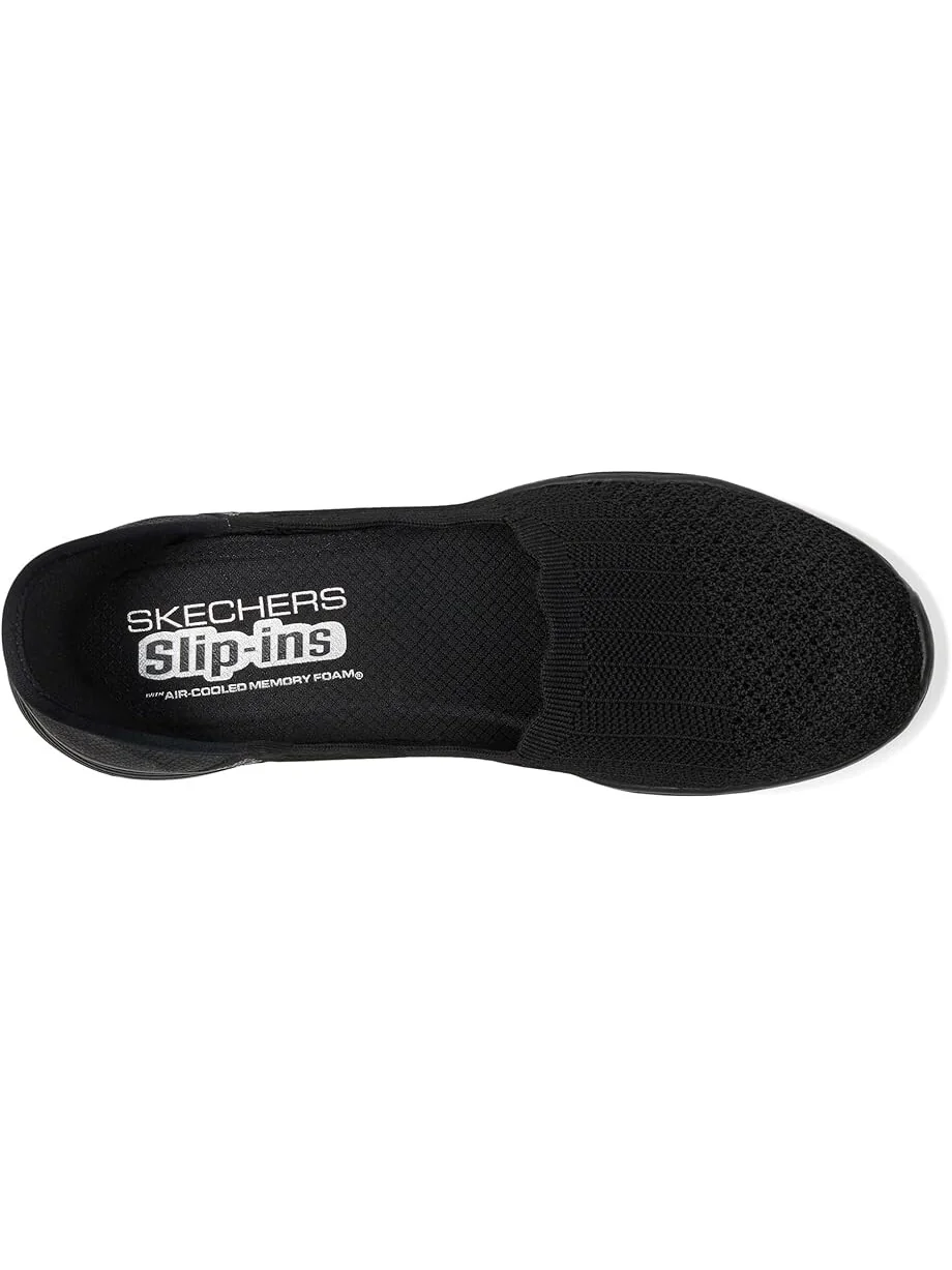 Туфли на плоской подошве SKECHERS Seager - Believe It Hands Free Slip-Ins — изображение 2 из 6, черный