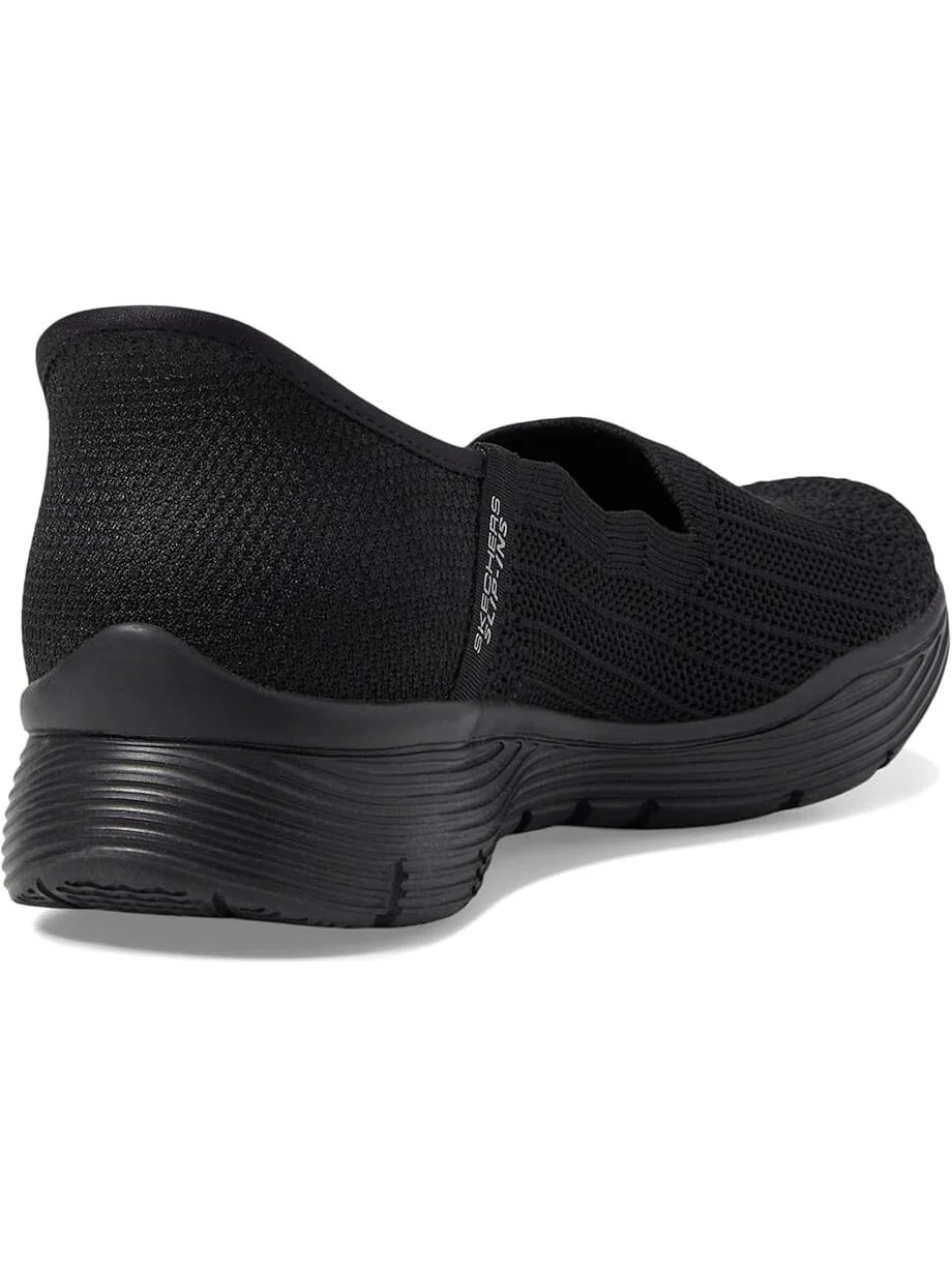 Туфли на плоской подошве SKECHERS Seager - Believe It Hands Free Slip-Ins — изображение 5 из 6, черный