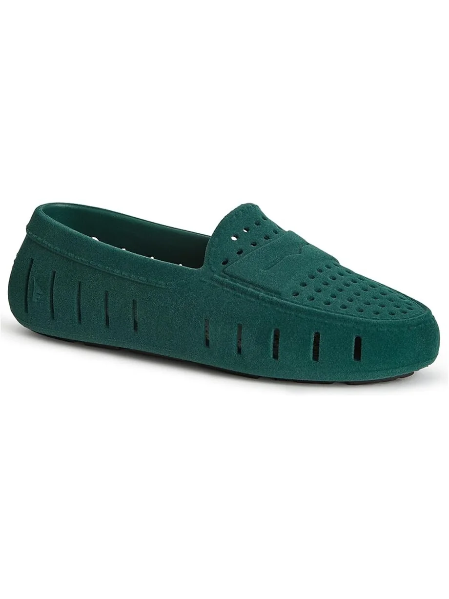 Лоферы Floafers Posh Driver Faux Suede, цвет Emerald Vegan Suede — зеленый