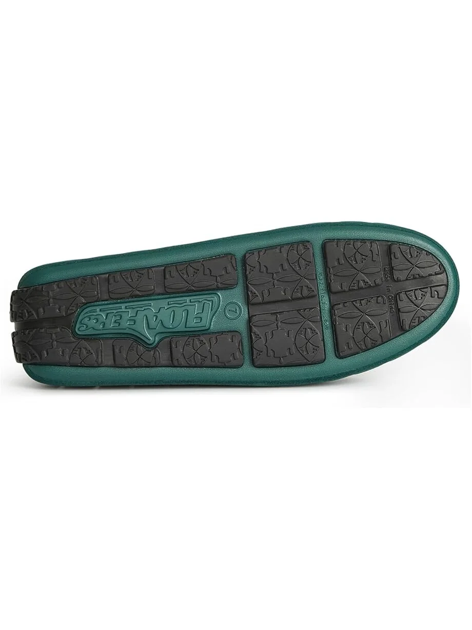 Лоферы Floafers Posh Driver Faux Suede, цвет Emerald Vegan Suede — изображение 3 из 5
