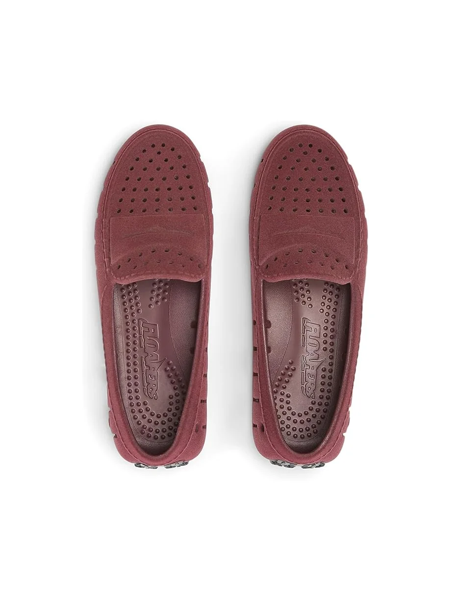Лоферы Floafers Posh Driver Faux Suede — изображение 2 из 5, бордовый