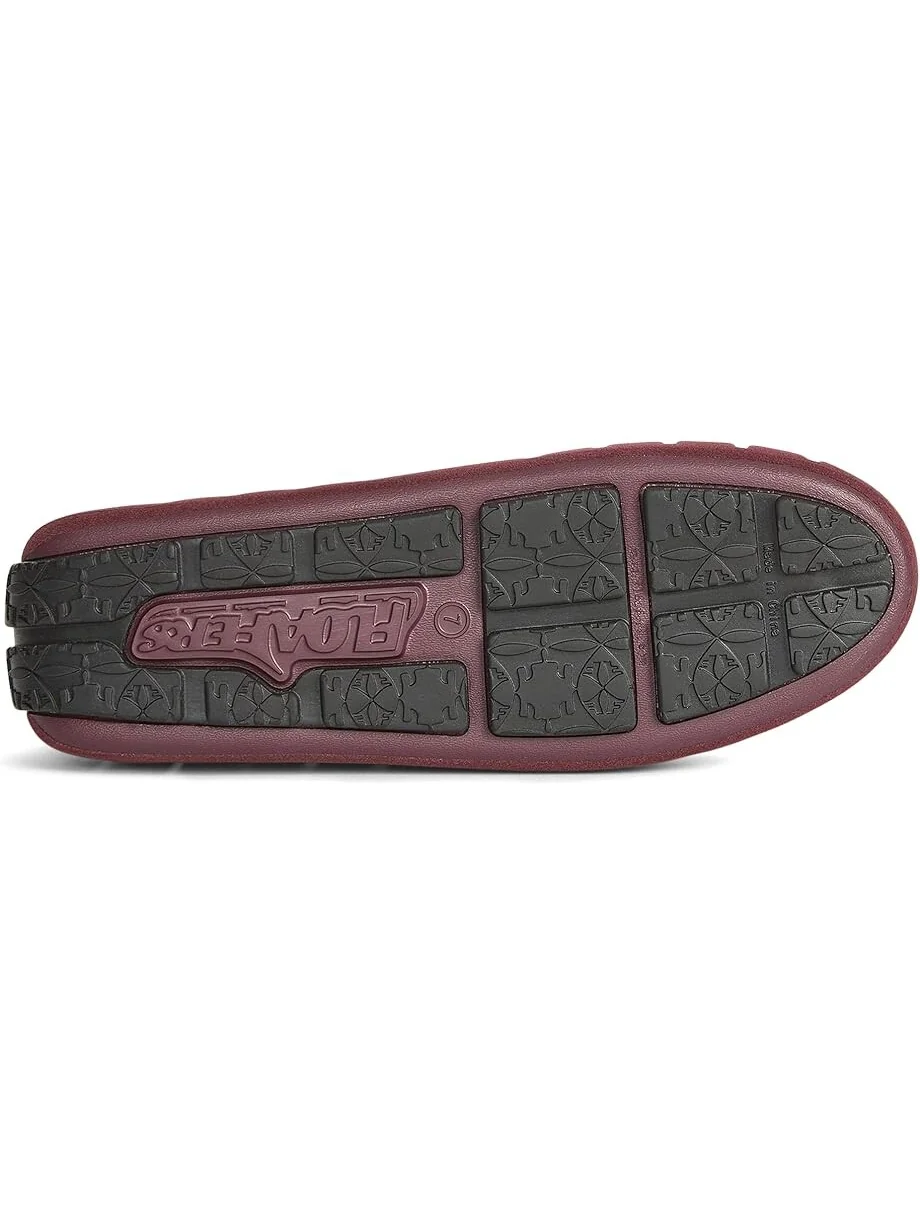 Лоферы Floafers Posh Driver Faux Suede — изображение 3 из 5, бордовый