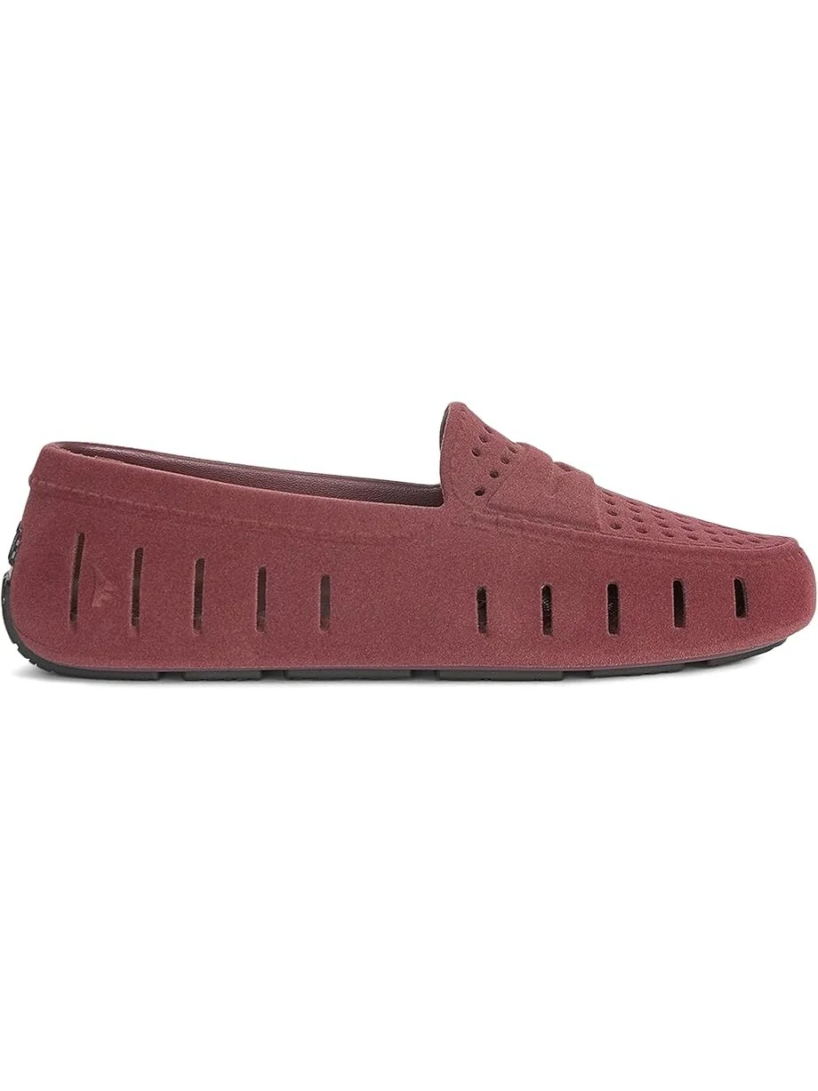 Лоферы Floafers Posh Driver Faux Suede — изображение 5 из 5, бордовый