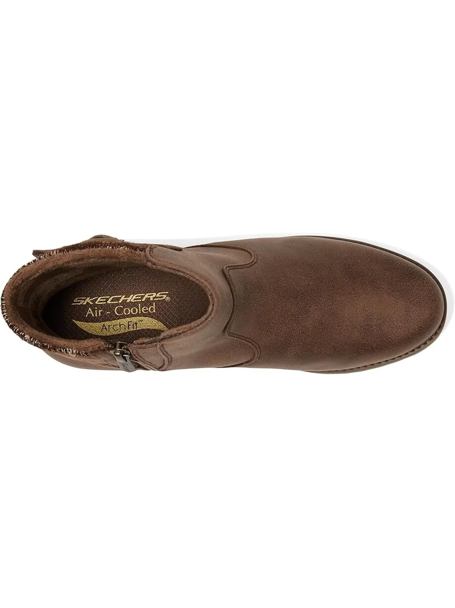 Женские ботинки SKECHERS Arch Fit Marlie из искусственной кожи — изображение 2 из 7, коричневый