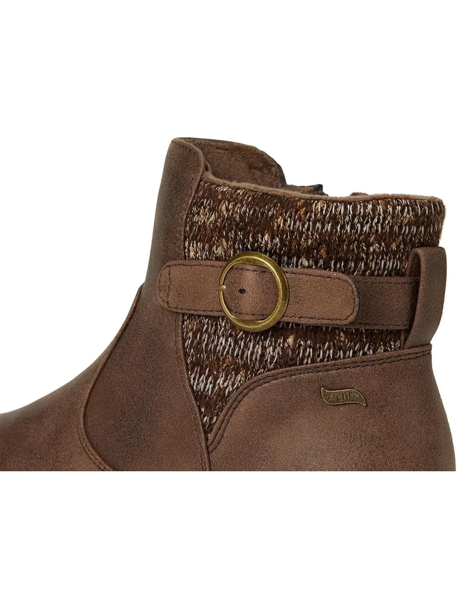 Женские ботинки SKECHERS Arch Fit Marlie из искусственной кожи — изображение 6 из 7, коричневый