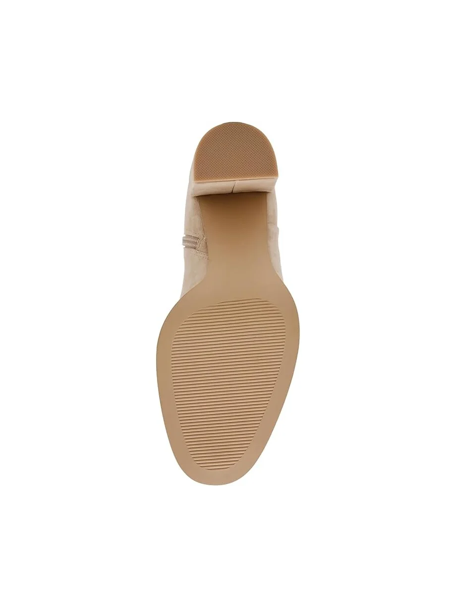 Ботинки женские Steve Madden Jozie с удобным блочным каблуком — изображение 3 из 7, бежевый