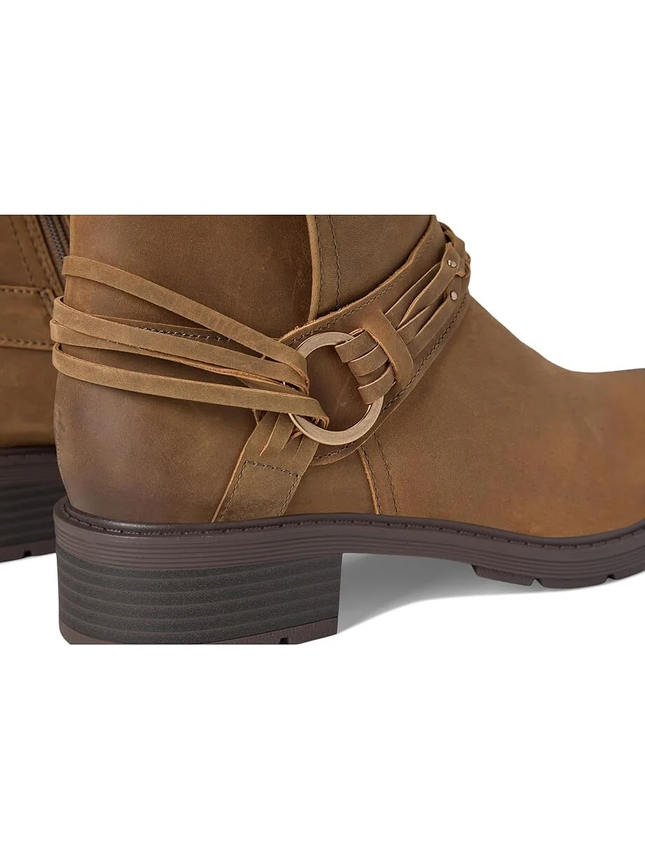 Женские ботинки Clarks Hearth Kaylie с ремешком на щиколотке — изображение 6 из 7, коричневый
