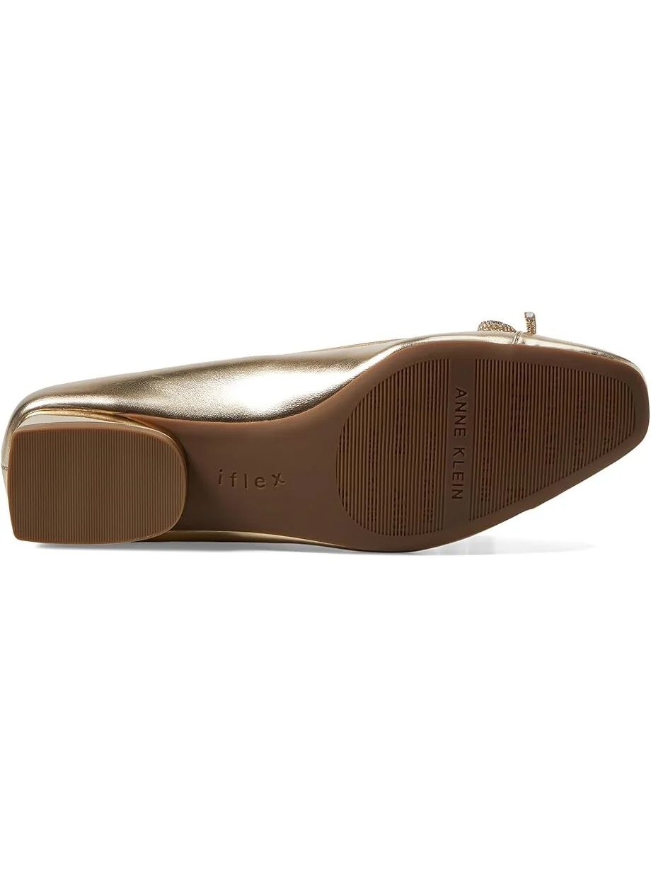 Туфли на плоской подошве Anne Klein Cassidy — изображение 3 из 5, светлый золотистый
