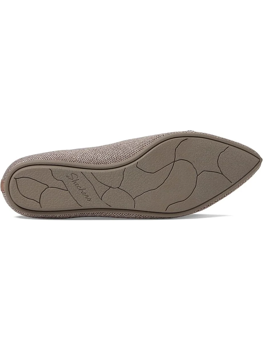 Туфли на плоской подошве SKECHERS Cleo Point - Glitzy Haze — изображение 3 из 5, коричневый