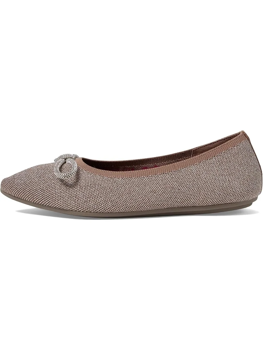 Туфли на плоской подошве SKECHERS Cleo Point - Glitzy Haze — изображение 4 из 5, коричневый