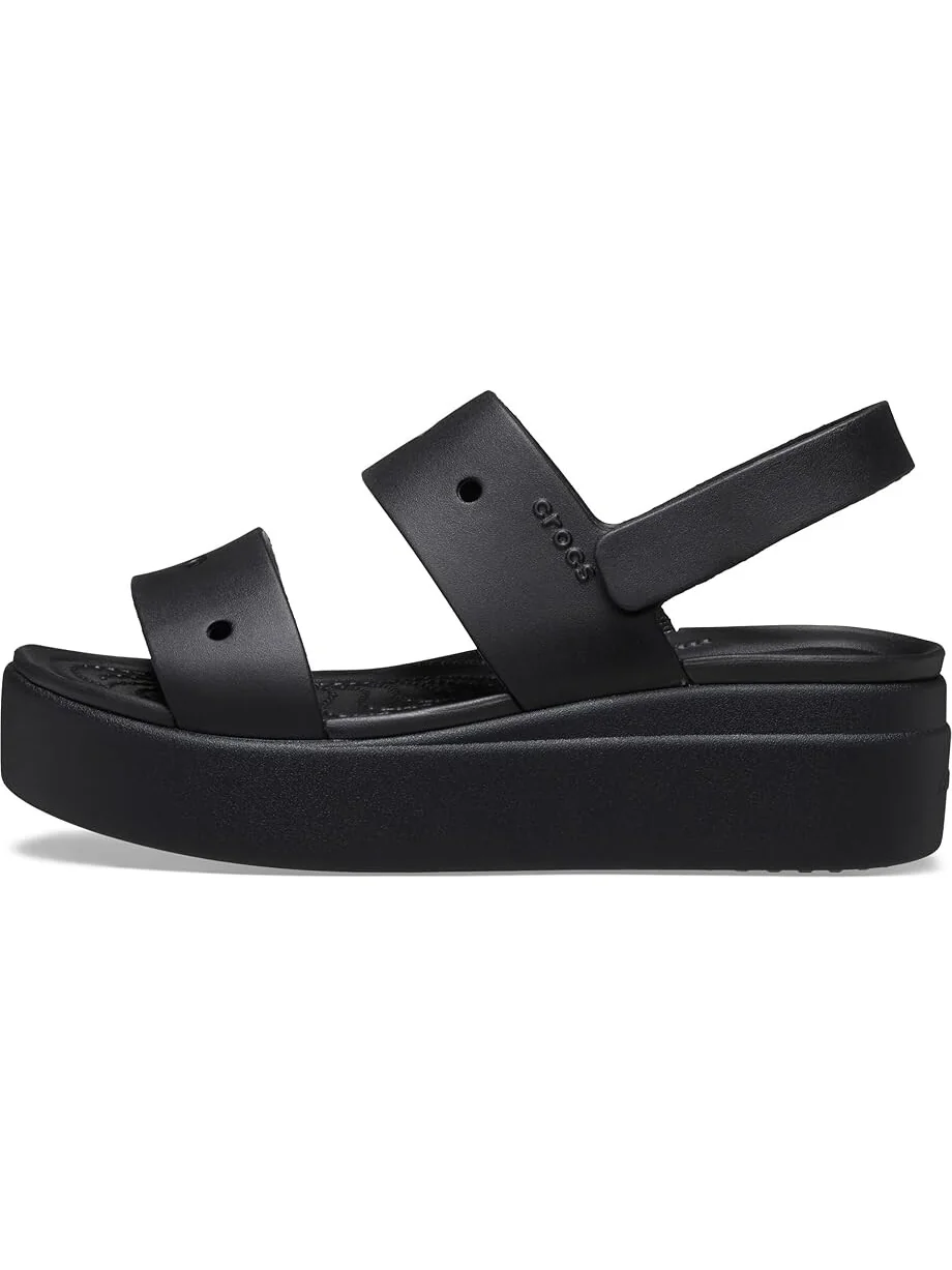 Сандалии Crocs Brooklyn 4U Low Wedges — изображение 4 из 7, черный