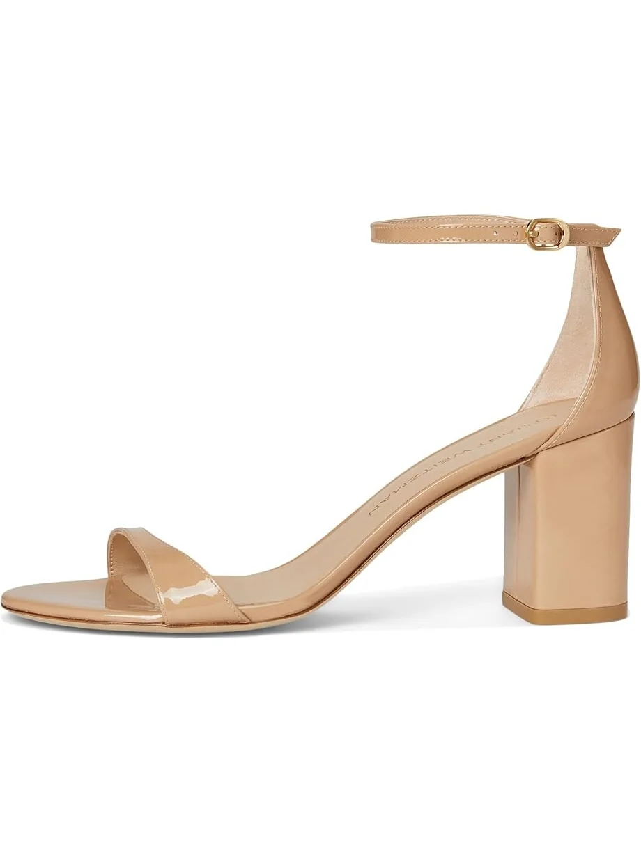 Туфли Stuart Weitzman Nudist Block 75 — изображение 4 из 7, адобе