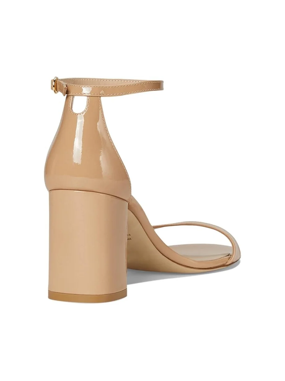 Туфли Stuart Weitzman Nudist Block 75 — изображение 5 из 7, адобе