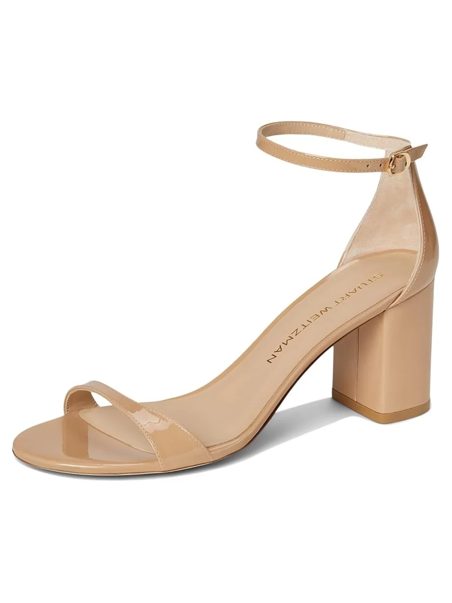 Туфли Stuart Weitzman Nudist Block 75 — изображение 7 из 7, адобе