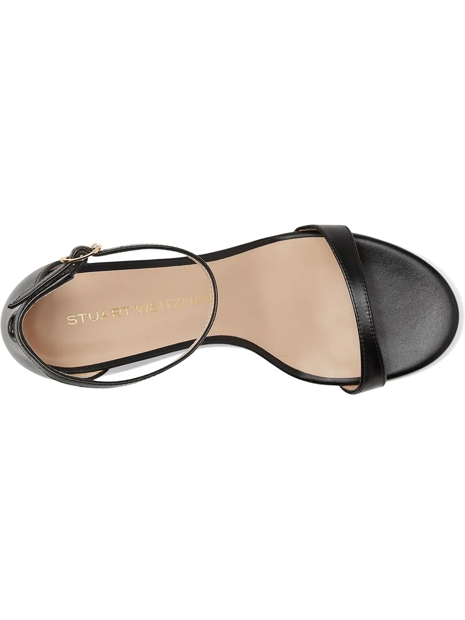 Туфли Stuart Weitzman Nudist Block 75 — изображение 2 из 7, черный